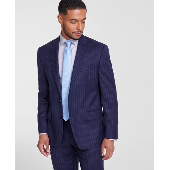 Michael Kors Mens Classic fit Wool Suit Jacket Blazer 48 R Navy Blue Solid