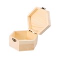 thumbnail image 2 of 2 Pcs Small Hexagonal Wood Case Hand-Carved Soap Flower Box Decorative Scented Soap Aroma Accessories Container for Home, 2 of 7