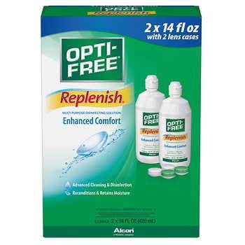 OPTI-FREE Replenish Multi-Purpose Disinfecting Solution, 28 Ounces