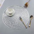 thumbnail image 5 of Set Of 4 Hollow Pvc Placemats Heat Resistant Non-slip Starry Sky Design Placemats Silver, 5 of 5