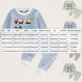 thumbnail image 3 of xaweyi Toddler Baby Boy Clothes Fall Outfits Long Sleeve Sweatshirt Tops Pants Set for Boys 6 9 12 18 24 Months 2T 3T 4T,Sizes 6-12 Months, 3 of 4