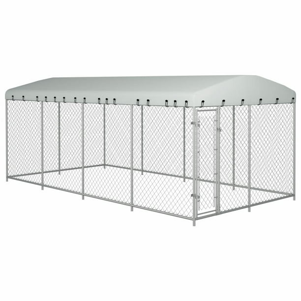 Outdoor Dog Kennel With Roof 315 X157 5 X78 7 Com Outdoor Dog Kennel With Roof 315 X157 5, Outdoor Dog Kennels With Roof