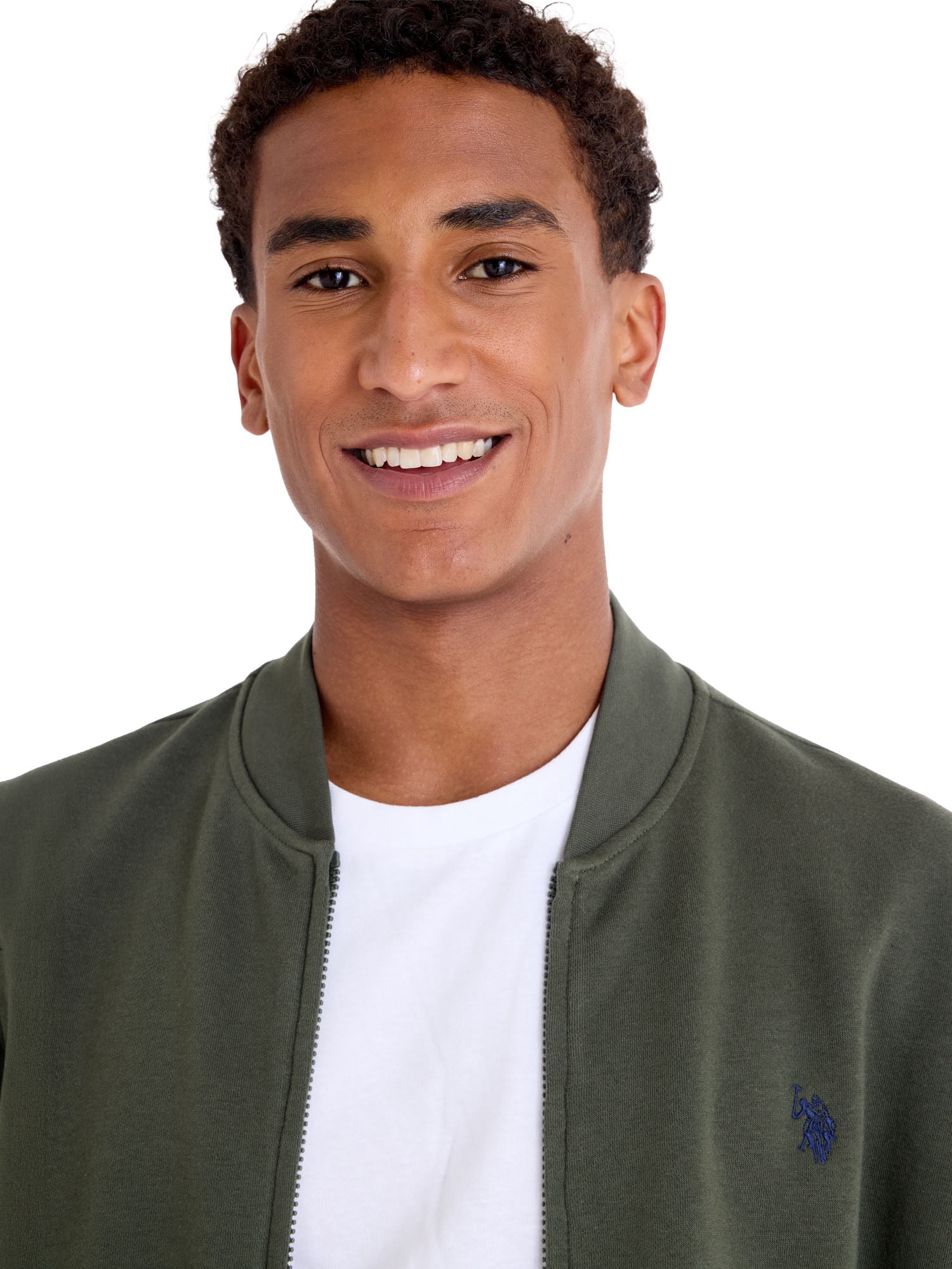 U.S. Polo Assn. Men's Fleece Bomber Jacket