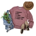 thumbnail image 2 of Nice- Nice List | Sweatshirt, 2 of 5