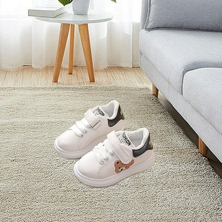

Baby Shoes Board Shoes Sports Shoes Hook and Loop Anti Skid Lightweight Flats Soft Bottom Shoes Infant Sneakers for Newborns Baby Boys Girls 16.5cm