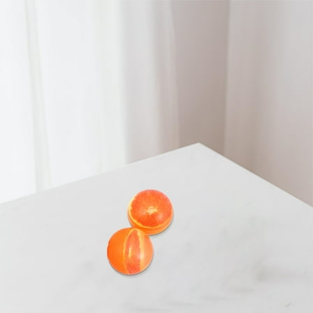 KONTONTY 5Pcs Eco Friendly Orange Rubber Bouncy Ball for Playing and Enjoyment