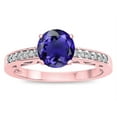 thumbnail image 3 of Star K � Round 7mm Genuine Iolite Channel Set Engagement Promise Ring, 3 of 9