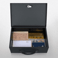 thumbnail image 2 of Fire Resistant Safe Box with Key Lock for Home Office Security Storage 13.2 x 11 x 4 Inch Black Bestseling, 2 of 6