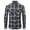 Grey#81, variant on LIIPEE Men Tshirts Casual Slim Fit Long Sleeve Turndown Collar Button Plaid Shirt With Pockets Man Trendy Climbing Hiking Camping Cycling Tee Shirt,Khaki,L