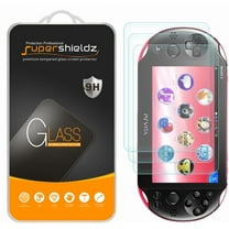 [3-Pack] Supershieldz for Sony PlayStation Vita 2000 Tempered Glass Screen Protector, Anti-Scratch, Anti-Fingerprint, Bubble Free