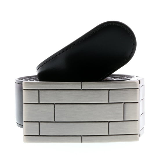 HS Collection HSB 3099  Black/Brown Reversible/Adjustable Mens Belt for mens