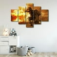 thumbnail image 2 of TISHIRON 5PCS Framed Canvas Wall Art Set,60"x32" US Military Soldier Canvas Art Decor, 2 of 7