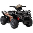 thumbnail image 2 of Aosom Kids Ride-on ATV Four Wheeler Car with Music, 6V Battery Powered Motorcycle for 18-36 Months, Black, 2 of 9