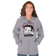 thumbnail image 4 of Betty Boop Pudgy Besties Dog Lover Zip Hoodie Sweatshirt Women Brisco Brands S, 4 of 6