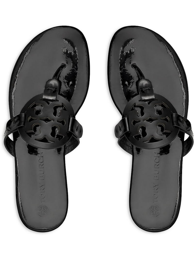 Miller Patent Sandal: Women Tory Burch Black comfort Millers. display picture 1