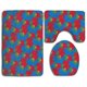 thumbnail image 1 of ABPHQTO Modo de bandera de Portugal Juego de alfombras de baño de 3 piezas Alfombra de baño Alfombra de contorno y tapa de inodoro, 1 of 2