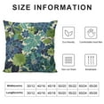 thumbnail image 5 of Nawypu  Navy Blue Green Teal Pillow Covers Modern Geometry Dahlia Floral Print Decorative Throw Pillow Covers Outdoor Farmhouse Cushion Case for Home Couch Sofa Bed Decoration, 5 of 5