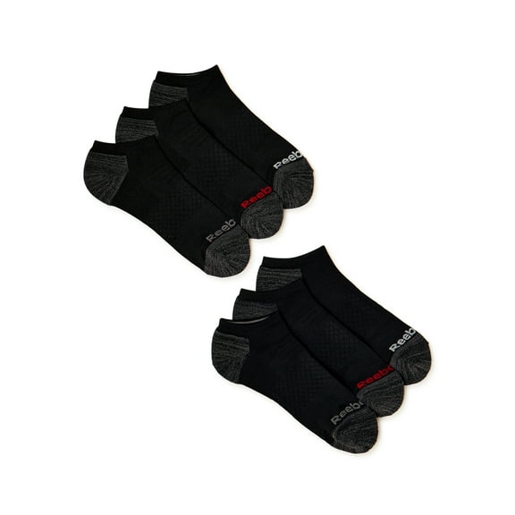 Reebok Men's Socks, Tech Comfort Low Cut Socks, 6-Pack