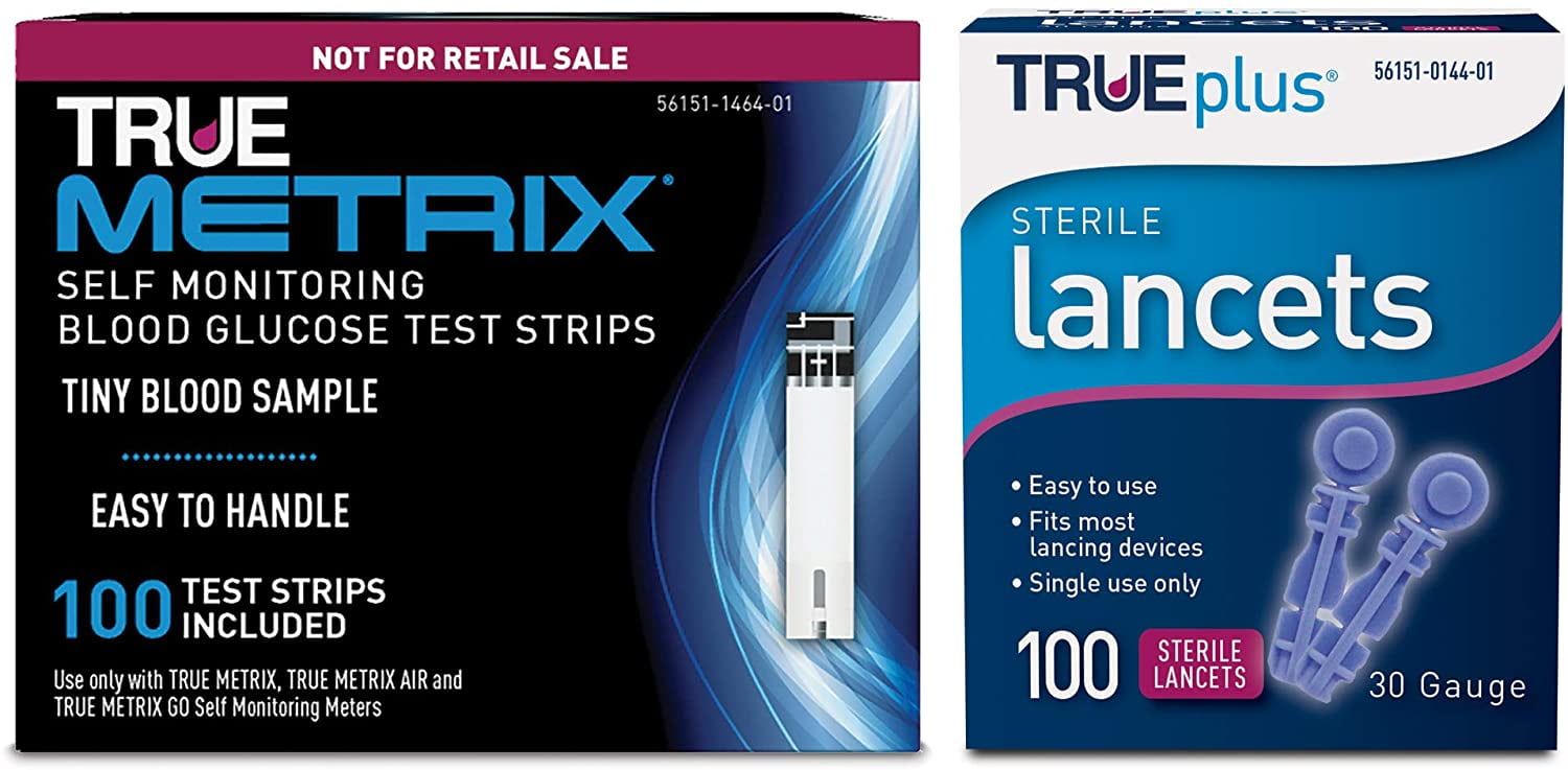 100 Tiras Reactivas para Prueba de Glucosa TRUE METRIX® KPTR3672445 con ...