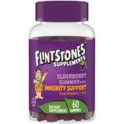Flintstones Kids Elderberry Gummies with Immunity Support, 60 Count