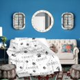 thumbnail image 6 of Personalized Puppy Dog Paw Print Blanket Custom Gifts Super Soft Lightweight Flannel Blankets Throw for Kids, Adult, Suitable for Couch, Sofa, Bed, Camping, Travel All Seasons 60"x80" for Adult, 6 of 6