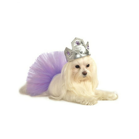 Soft Silver Princess Prince Queen King Crown Tiara Hat For Pet Dog
