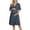 Blue, variant on Maternity Dress for Women Maternity And Nursing Dress Soft Slim Fit Summer Short Sleeve Comfortable Postpartum Wear Maternity Clothes