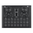 thumbnail image 1 of V8 Plus Live Sound for Streaming 15 Effects USB Audio Mixer for microphone Voice Changer Device DJ Karaoke Equipment with Adjustable Support Connection Black, 1 of 7