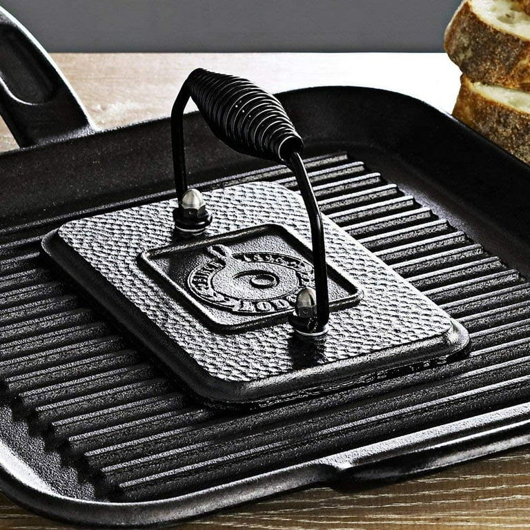 Lodge 6” Hamburger Press  Cast iron cooking, Cooking, Griddle pan