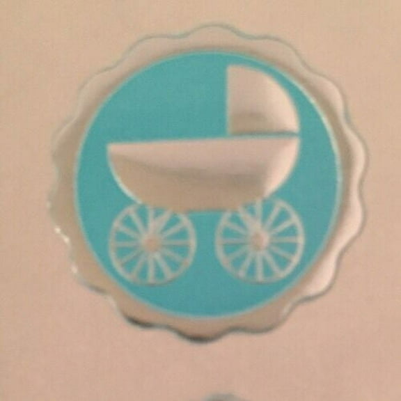 40 SILVER BABY ADHESIVE SEALS Baby Shower Invitations Announcements stickers BOY