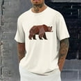 thumbnail image 2 of CYiJun Men's and Big Men's Graphic Tee Summer Cotton T-Shirt,Sizes M-4XL, 2 of 5
