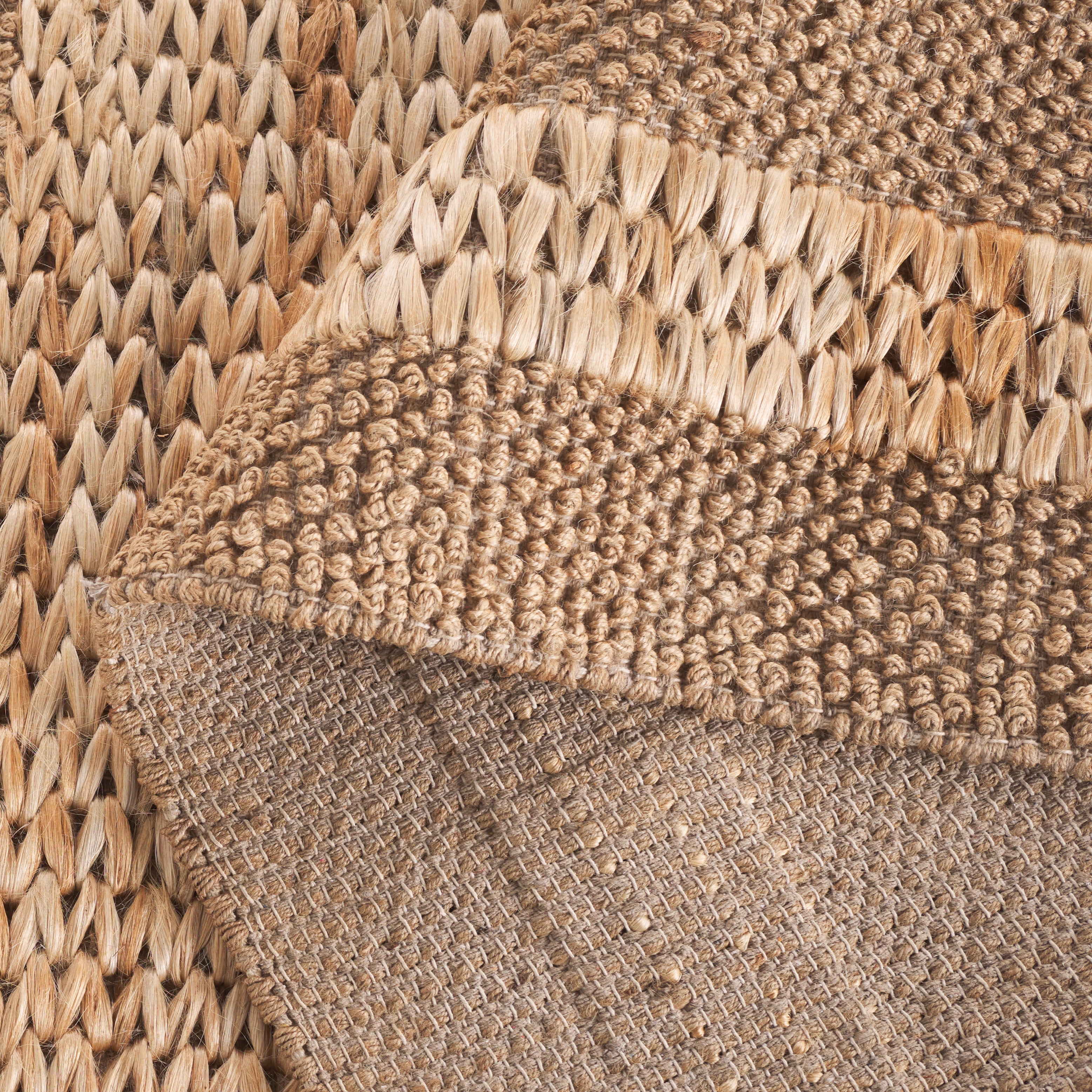 SAFAVIEH Natural Fiber Keegan Bordered Area Rug, Natural, 6' x 9'