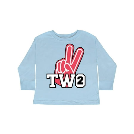 

Inktastic I m Two Gift Toddler Boy or Toddler Girl Long Sleeve T-Shirt