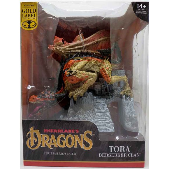 McFarlane's Dragons - Série 8 - Tora - Variante Berserker Clan (Étiquette Or)