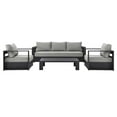 thumbnail image 2 of Modway Tahoe Outdoor Patio Powder-Coated Aluminum 4-Piece Set, Multiple Colors, 2 of 15