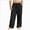 MEN PANTS-A26-Black, variant on Men's Straight Fit Stretch Twill Cargo Pants with Pockets and Elastic-Waist Sweatpants Fall Winter Pants ,S-White