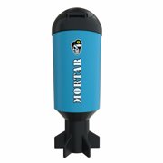 Battle Shakers Mortar Shaker Cup | Military Themed Shaker Bottle | Leak-Proof Protein Cup with Storage Compartment | Mix Protein Powders & More |Dishwasher Safe | 20 Oz Blue/Black