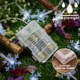 thumbnail image 5 of Christmas Snowflake Lights, 20ft 40LED 8 Modes & Timer Battery Operated Fairy Lights for Indoor/Outdoor Holiday Party Decorations (White), 5 of 14
