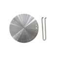 thumbnail image 1 of Inteprter Difusor de calentador de acero inoxidable, placa de anillo a fuego lento, Protector de utensilios de cocina resistente al calor, Cocina y Comedor 24 tipo básico, 1 of 6