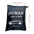thumbnail image 5 of Car Cover Full Exterior Black Auto Cover Sunshade Dustproof Protection With Reflective strips Universal for Hatchback Sedan SUV, 5 of 5