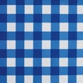 thumbnail image 3 of Your Zone Gingham Plaid Blackout Curtain Panel Pair, Set of 2, Navy, 37" W x 95" L, 3 of 6