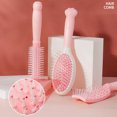 thumbnail image 6 of Happydeer Cat Claw Comb Beautiful Cute Cozy Adorable Lovely Beauty Tool Plastic Pink Air Cushion Comb for Ladies, 6 of 13