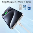 thumbnail image 2 of Cable USB-C Cerdeti de 3 m, carga rápida, paquete de 2, 2 of 7