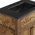 thumbnail image 4 of Modway Elysian 30" Wood Bathroom Vanity in Black Brown, 4 of 12