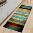 thumbnail image 1 of CLEARANCE!!Home Decoration Carpet Kitchen Runner Mat Non Slip Laundry Room Rug Rustic Wood Grain Pattern, 1 of 6