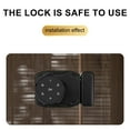 thumbnail image 6 of TIERPOP Glass Door Electric Passwords Lock Frameless Sliding Door Lock AntiTheft Security Lock Keyless Entry Door Lock, 6 of 13