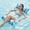 Blue - 1pk, variant on PETGLE Inflatable Pool Hammock Float - 2 Pack Water Hammock Pool Floaties Multi-Purpose (Saddle Lounge Chair Drifter) 4 in 1 Lake Beach Floating Loungers Swimming Pool Floats Toys for Adults