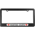 thumbnail image 1 of Fainting Goats Love with Hearts License Plate Tag Frame, Multiple Colors, 1 of 1