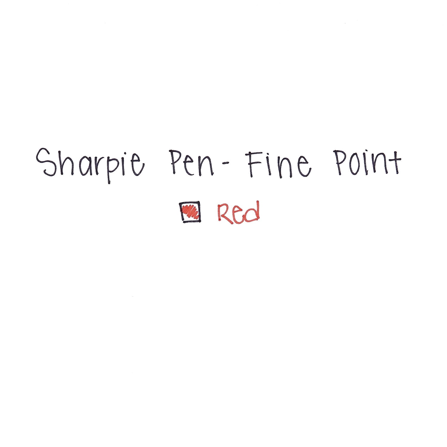 Sharpie Pen, Red
