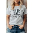 thumbnail image 2 of GOD Bless Cowgirls Western Graphic Tee, 2 of 6